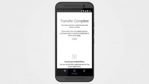 صورة من تطبيق انتقل إلى iOS