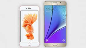 الايفون 6s وجالاكسي نوت 5