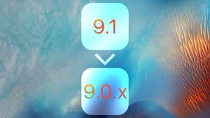 الرجوع من iOS 9.1 إلى iOS 9.0.x