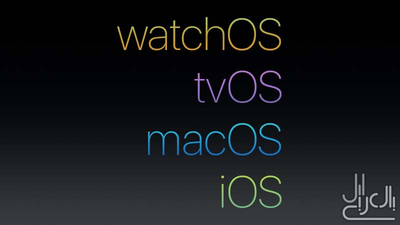 watchOS tvOS macOS iOS