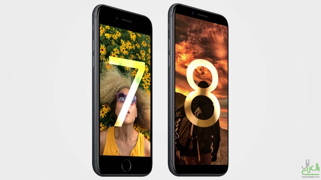تصميم الايفون 7 والايفون 8