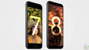تصميم الايفون 7 والايفون 8