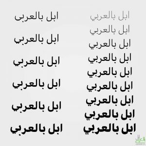 تنوّعات خطوط سان فرانسيسكو العربي