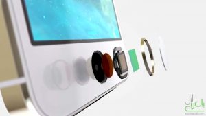 داخل قارئ Touch ID في ايفون 5s